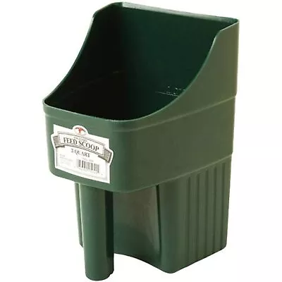 LITTLE GIANT Plastic Enclosed Feed Scoop (Green) Heavy Duty Durable Stackable • $21.97