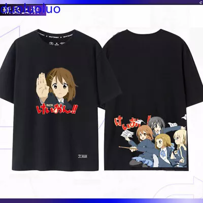 K-on! Anime T-Shirts Men Women Tops Black/White Casual Short Sleeve #C • $25.99