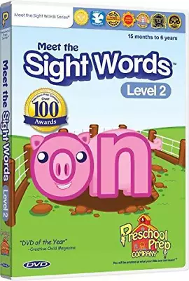 Meet The Sight Words Level 2 DVD Very Good Preschool Prep Education • $6.99