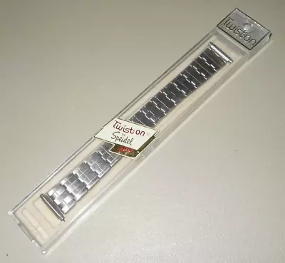 Speidel Twist On Watch Band Expanding Metal Stainless Steel New Old Stock VTG • $22.49