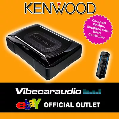 Kenwood KSC-SW11 150W Compact Active Under Seat Shallow Sub Woofer Amplifier • $174.17