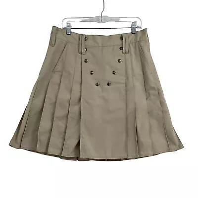 Utilikilts Mens Kilt 34 Tan Utiliclan Pleated Studded Scottish Traditional Skirt • $123.94