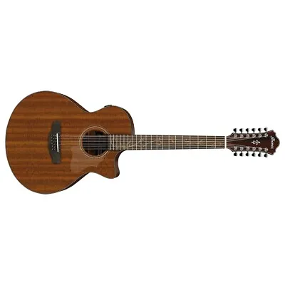 Ibanez AE2912 Acoustic Electric 12-String Guitar Solid Okoume Natural • $559.99