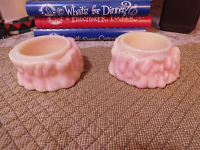 2 FENTON Vintage Master Salt Cellars ? Fenton Glass Made In USA ~ FREE SHIPPING~ • $49.99