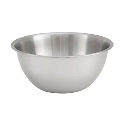 8 Qt Winware By Winco 13.25 Dia X 4.12 Stainless Steel Mixing Bowl MXB-800Q • $14.49