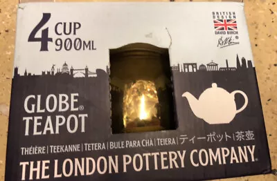 Gold Teapot London Pottery Globe 4 Cup 900ml Teapot Gold NEW! • £22