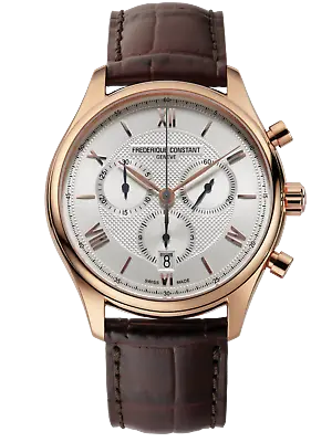 Frederique Constant Brown Mens Chronograph Watch  FC-292MV5B4 • $1095