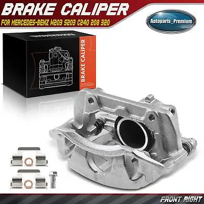 Front RH Disc Brake Caliper W/ Bracket For Mercedes-Benz W203 S203 C240 208 320 • $59.99