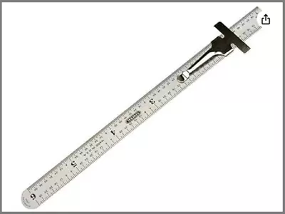 General Tools 300/1 6-Inch Flex Precision Stainless Steel Rule* • $6.86