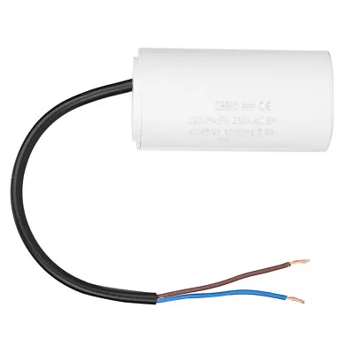 CBB60 Capacitor 250VAC 50UF MFD For Motor Run 2 Wires Metallized Polypropylene • $9.29