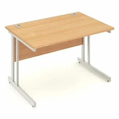Impulse Rectangle Desk Maple • £161