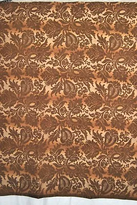 Fino Lino Fauna Mohair Throw Blanket Floral Brown 40 X 60  Retail $415 NEW!! • $224.99