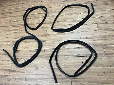 VW Mk2 Jetta GOLF  4 Door RUBBER DOOR SEAL Weatherstrip GASKETS  4 PCS Oem • $250