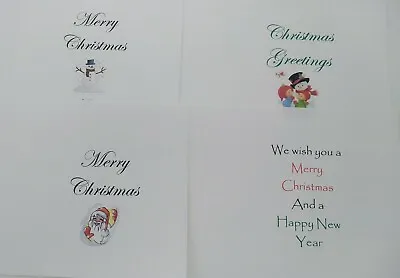 £3.50 • Buy 20 5  X 5   Christmas Card Inserts For Handmade Cards