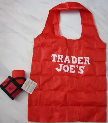 $6.99 • Buy New Trader Joe's Mini Micro Tote Folded Polyester Bag  Reusable Shopping Grocery