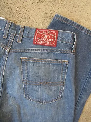 Mens Lucky Brand Jeans By Gene Montesano Dungarees 32 /23.5  Classic Fit • $7.99