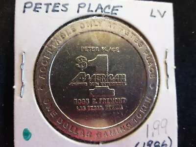 Pete's Place (bar) Las Vegas Nevada $1 Route Token • $1.99