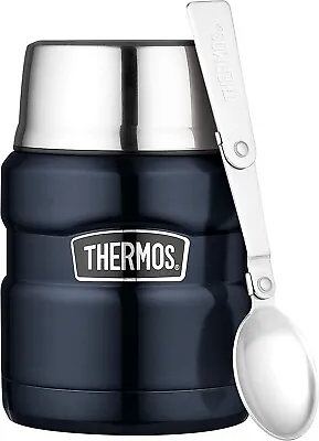 $33.90 • Buy New THERMOS Stainless King S/Steel Vacuum Insulated Food Jar 470ml With Spoon