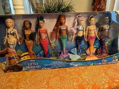 Little Mermaid Sisters 7 Doll Set Disney Live Action  • $64.95