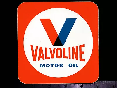 VALVOLINE Motor Oil - Original Vintage 60's 70's Racing Decal/Sticker - 5 Inch • $5.95