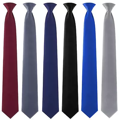 Clip On Ties For Men 6 Packs Colored Men's Tie Clip On Necktie 20 Inches • $26.42