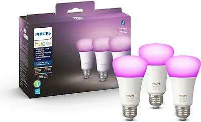 Philips 562785 Ambiance A19 Bluetooth LED Smart Bulb Multicolor - 3pack 562785 • $79.95