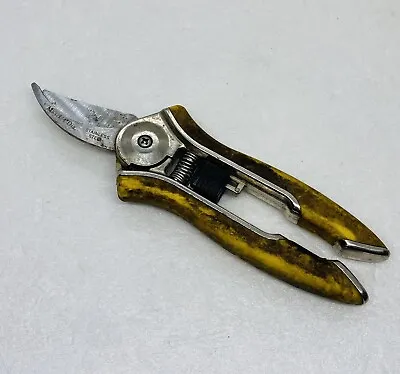 Vintage Stainless Steel Pruning Shears Bonsai Plants 6” Small Handle Scissors T1 • $16.72