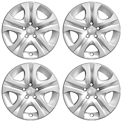 17' 5 Spoke Silver Bolt-On Wheel Cover Hubcaps For 2013-2018 Toyota RAV4 LE • $66.27