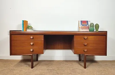 Vintage Retro White And Newton Dressing Table Desk Teak Mid Century • £275