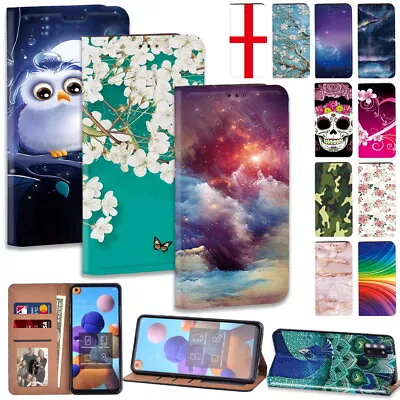 PU  Leather Wallet Stand Case Cover For Samsung Galaxy S23/A04E/A13 /A34 /54 5G • £4.49