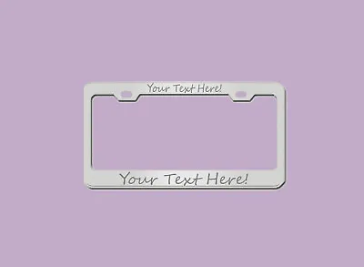 ENGRAVED License Plate Frame - CUSTOM MADE - Personalized • $14.75