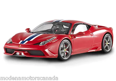 Ferrari 458 Speciale Red Rosso Corsa 1:18 Hot Wheels Elite Brand New In Box  • $599.99