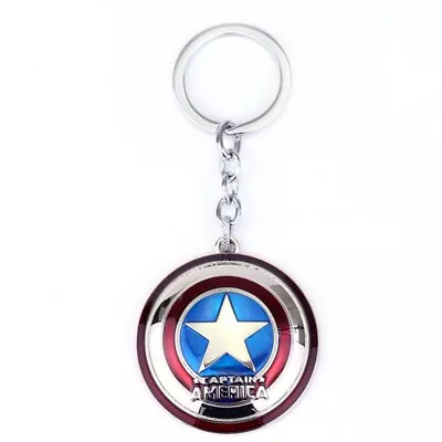 Avengers Captain America Shield Key Ring  Metal Keyring • £4.99