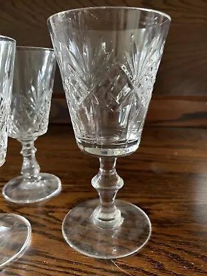 Hand Cut Lead Crystal Glasses • £0.99