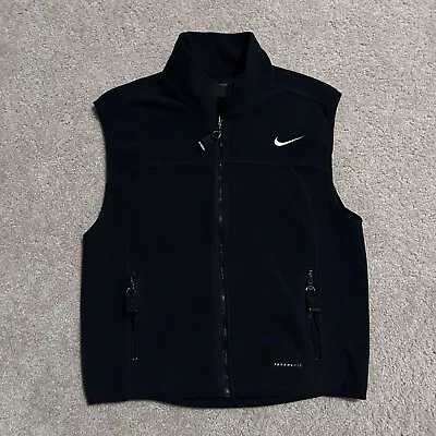 Vintage Nike ACG Vest Therma Fit Fleece Black Men’s Medium • $70