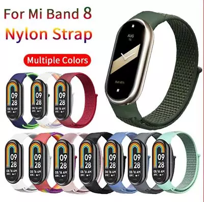 Multicolour Adjustable Nylon Braided Breathable Strap Band For Xiaomi Mi Band 8 • £6.99