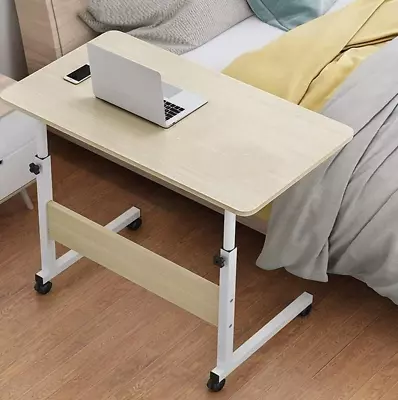 Mobile Laptop Desk Computer Table Stand Adjustable Bed Bedside Portable Study • $26.99