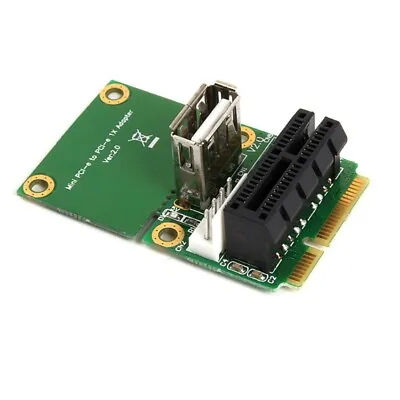 Mini PCI-E To PCI-E Adapter Card USB2.0 Support Mini PCI-E Full Size Half Size • $17.23