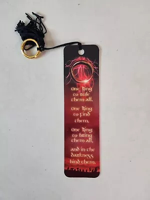 Lord Of The Rings Bookmark One Ring - Antioch Publishing (with Charm) • £14.45