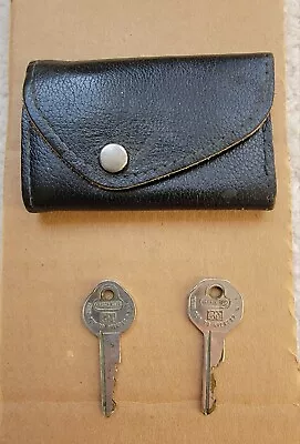 2 Vintage General Motors GM Keys Rochester Products Division With Leather Case • $14.99