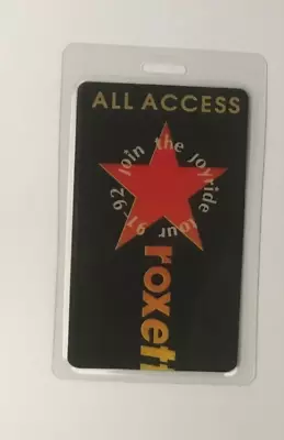 Roxette Laminate Backstage Pass. • $28