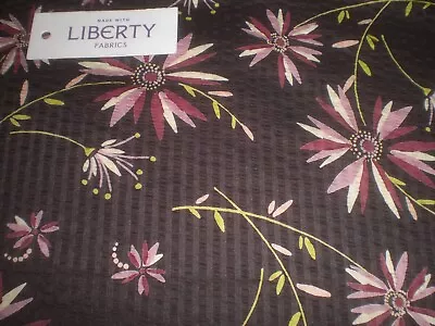 Liberty Tana Lawn Seersucker  Retro Vintage Fabric  Big Daisy  25 X 138 Cm • £5.95