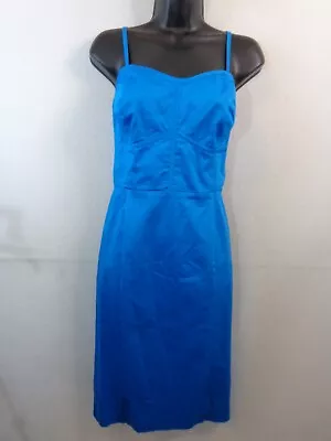 Nicole Miller Dress Women's 10 Blue Spaghetti Strap Adjustable Straps • $25.99