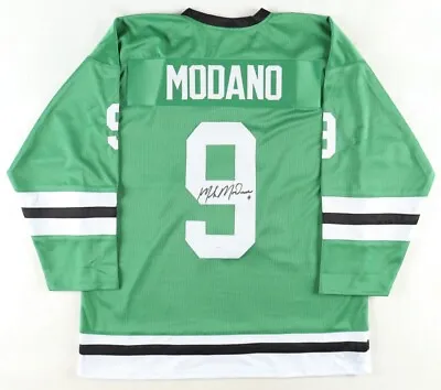 Mike Modano Signed Dallas Stars Green Jersey (JSA COA) 1999 Stanley Cup Champ • $209.95