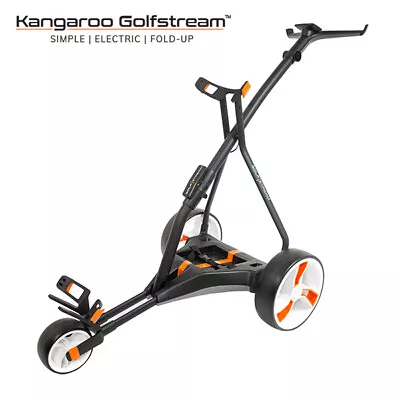 Kangaroo Golfstream Simple Electric Fold-up Caddie W/ Lithium Battery & Charger • $890