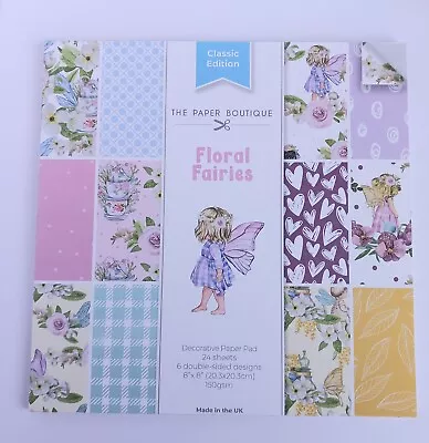 The Paper Boutique Floral Fairies 8 In X 8 In Decorative Paper Pad • £4.99