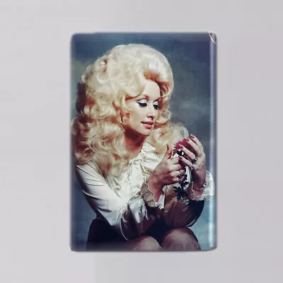 DOLLY PARTON / FLOWER - 2  X 3  MOVIE POSTER MAGNET (country 70s Retro Blonde) • $6.99