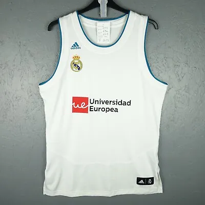 £19.99 • Buy Real Madrid 2017 Basketball Jersey Vest Adidas Size 2XL (2593)