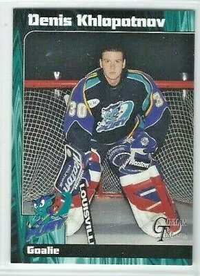 1998-99 Muskegon Fury (UHL) Denis Khlopotnov (goalie) • $2