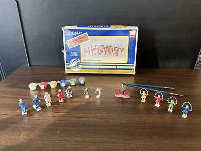 Vintage K-Lineville Figures With Paint (12 Figures Original Paint & Brushes) • $8